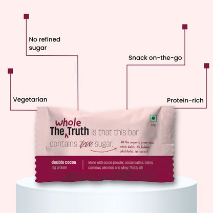 The Whole Truth: Energy Bar - Double Cocoa 13g Protein