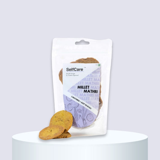 Millet mathri, Indian snack, high-fiber snack