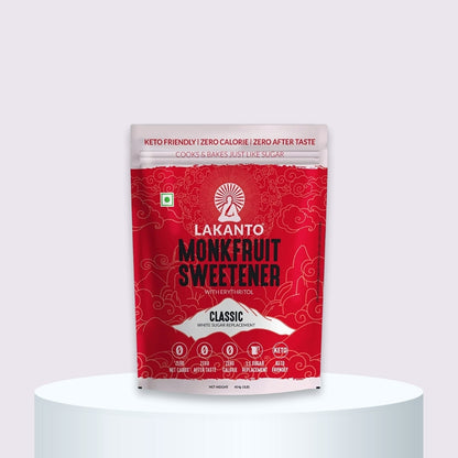 Lakanto - Monkfruit Sweetener with Erythritol (454 g) - Classic White Sugar Replacement