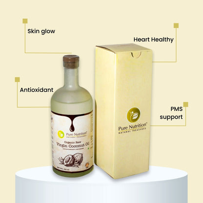 Organic Virgin Coconut Oil - Raw Cold Pressed