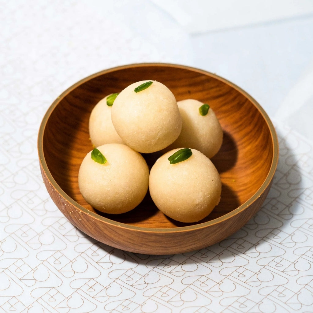 Almond ladoos, healthy ladoo online, protein-rich sweet treat