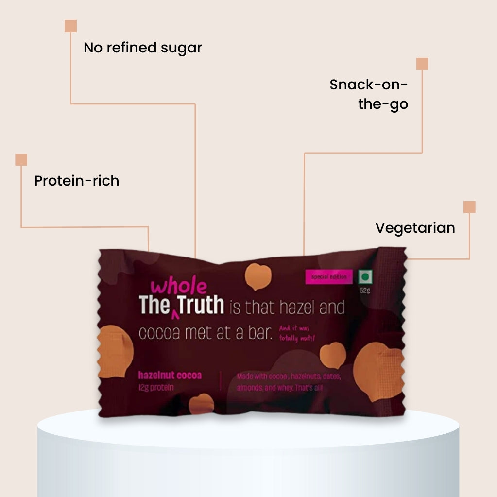 The Whole Truth: Energy Bar - Hazelnut Cocoa 12g Protein